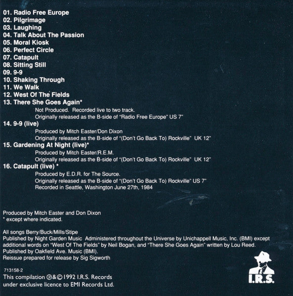 R.E.M. : Murmur (CD, Album, RE, RP, EMI)