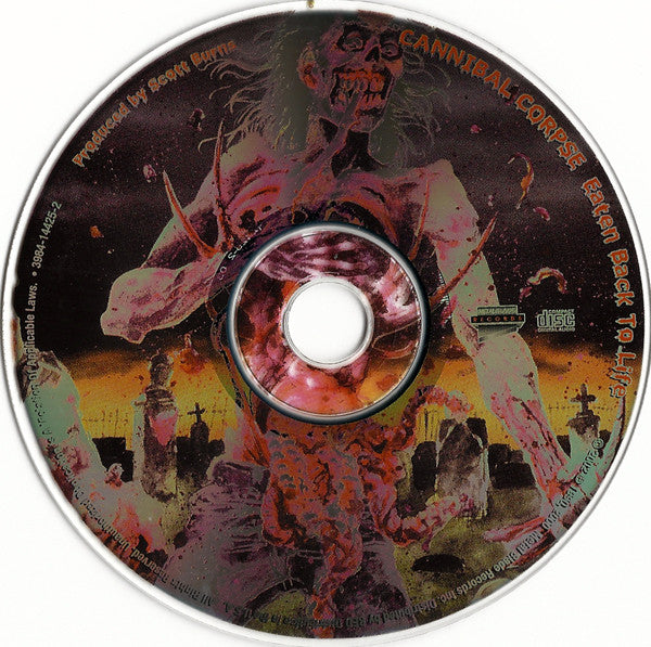 Cannibal Corpse : Eaten Back To Life (CD, Album, Enh, RE, RM)