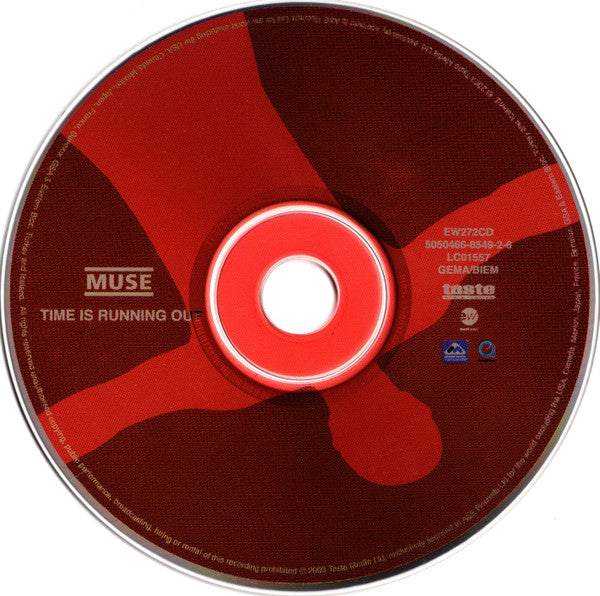 Muse : Time Is Running Out (CD, Single, Enh)