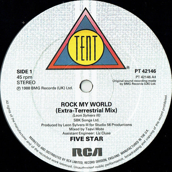 Five Star : Rock My World (12")