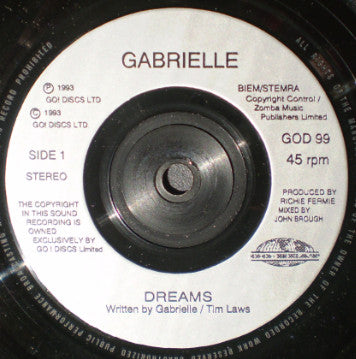 Gabrielle : Dreams (7", Single, Inj)