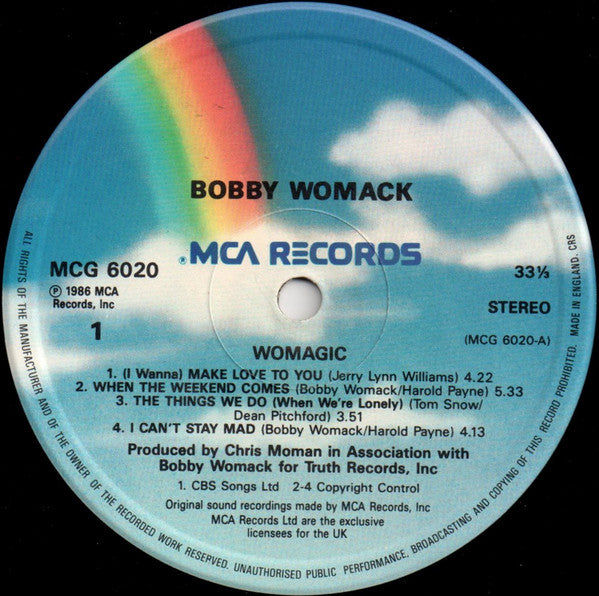 Bobby Womack : Womagic (LP, Album)