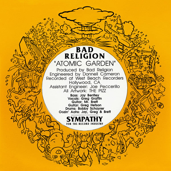 Bad Religion : Atomic Garden (7", S/Sided, Single, Etch)