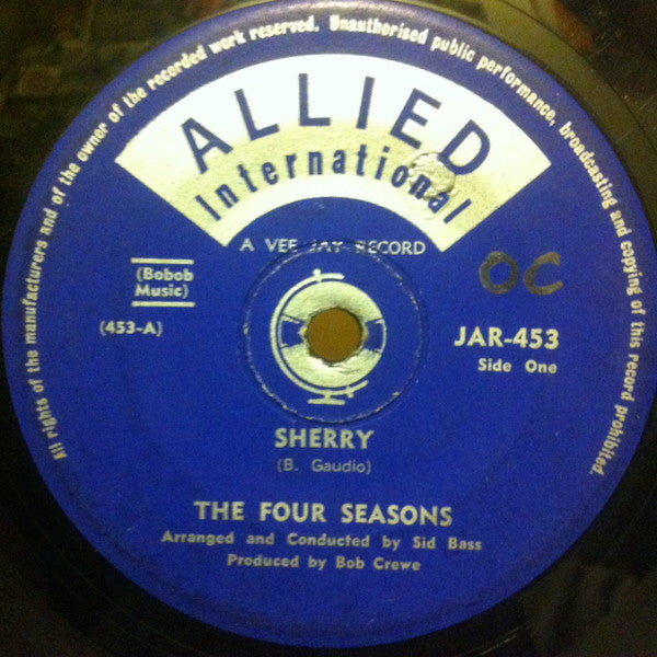 The 4 Seasons* : Sherry (7", Single)