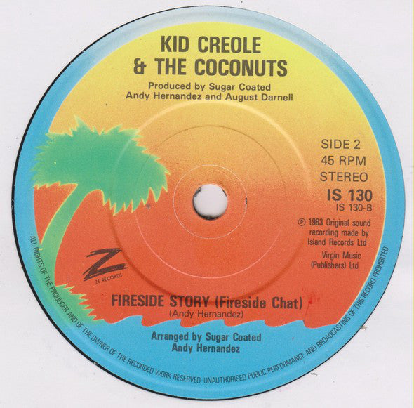 Kid Creole And The Coconuts : There's Something Wrong In Paradise (7")