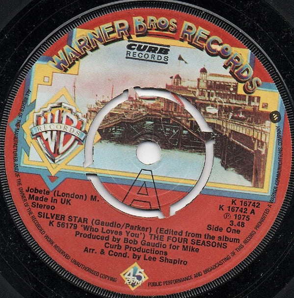 The Four Seasons : Silver Star (7", Single, Kno)