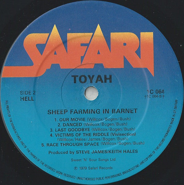 Toyah (3) : Sheep Farming In Barnet (LP, Album)