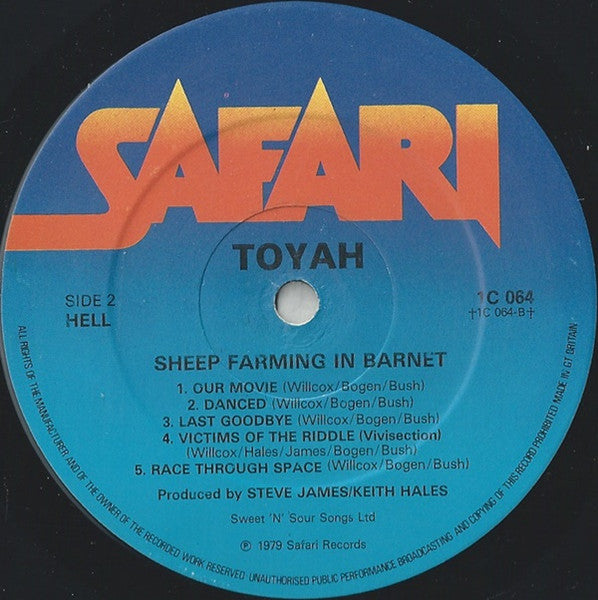 Toyah (3) : Sheep Farming In Barnet (LP, Album)