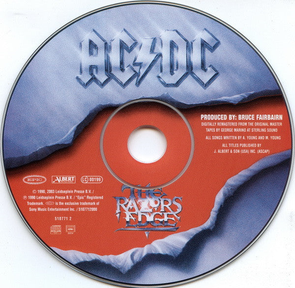 AC/DC : The Razors Edge (CD, Album, Enh, RE, RM, Dig)