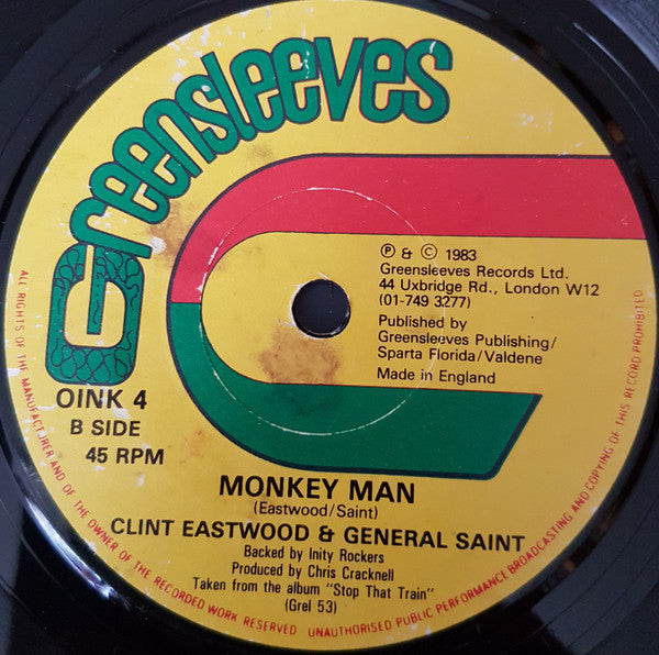 Clint Eastwood And General Saint : Stop That Train (7")