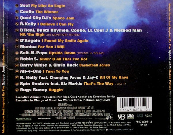 Various : Space Jam (Music From And Inspired By The Motion Picture) (CD, Album)