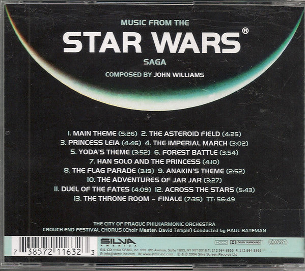 John Williams (4), The City Of Prague Philharmonic : Music From the Star Wars Saga (HDCD, Album)