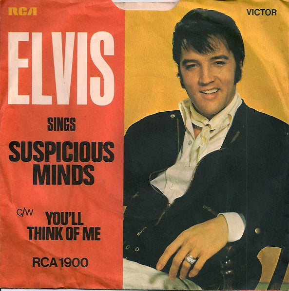 Elvis Presley : Suspicious Minds (7", Single)