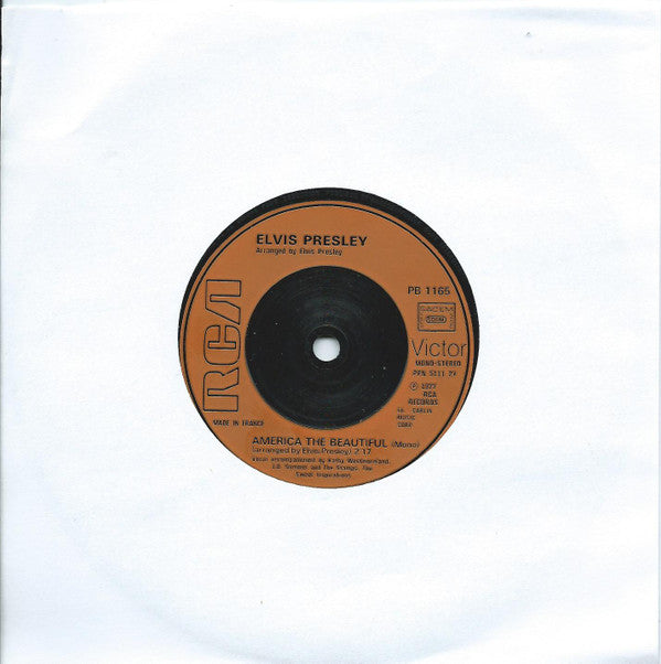 Elvis Presley : My Way (7", Single, Sol)