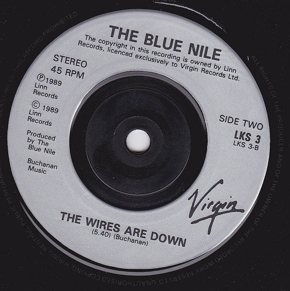 The Blue Nile : The Downtown Lights (7", Single)