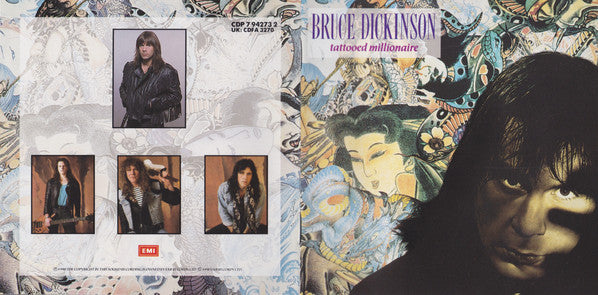 Bruce Dickinson : Tattooed Millionaire (CD, Album)