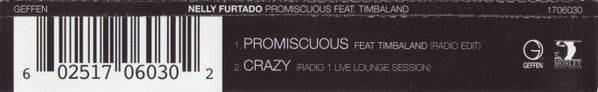 Nelly Furtado Feat. Timbaland : Promiscuous (CD, Single)