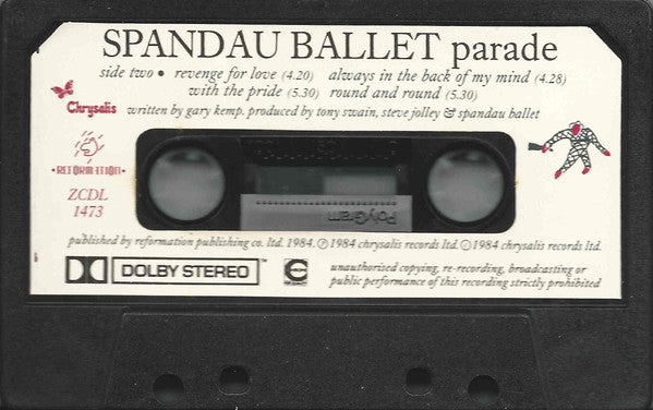 Spandau Ballet : Parade (Cass, Album)