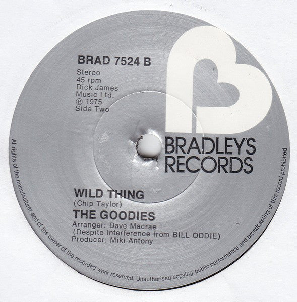 The Goodies : Nappy Love (7", Sol)