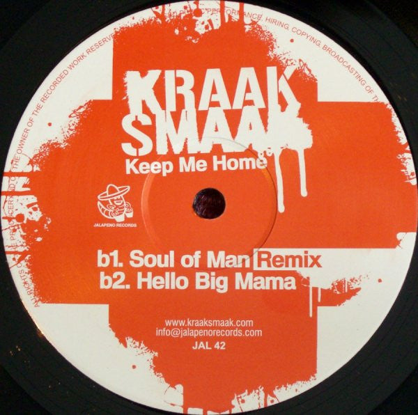 Kraak & Smaak : Keep Me Home (12")