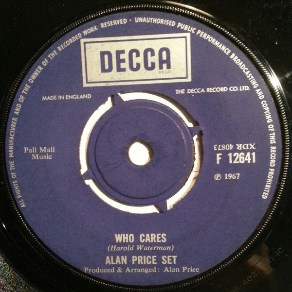 The Alan Price Set : The House That Jack Built (7", Single)