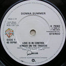 Donna Summer : Love Is In Control (Finger On The Trigger) (7", Single)