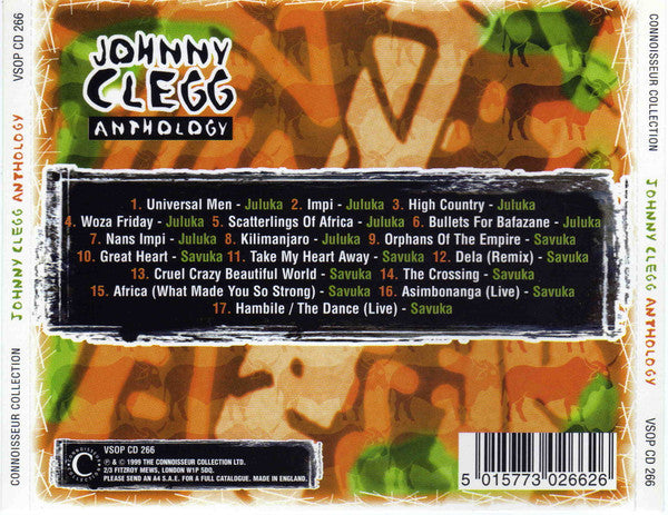 Johnny Clegg : Anthology (CD, Comp)