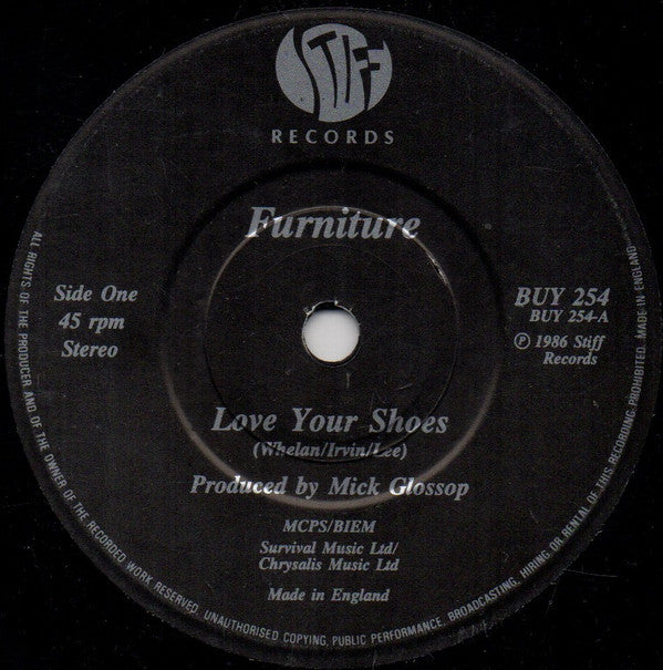 Furniture : Love Your Shoes (7")