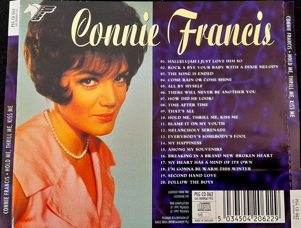 Connie Francis : Hold Me, Thrill Me, Kiss Me (CD, Comp)