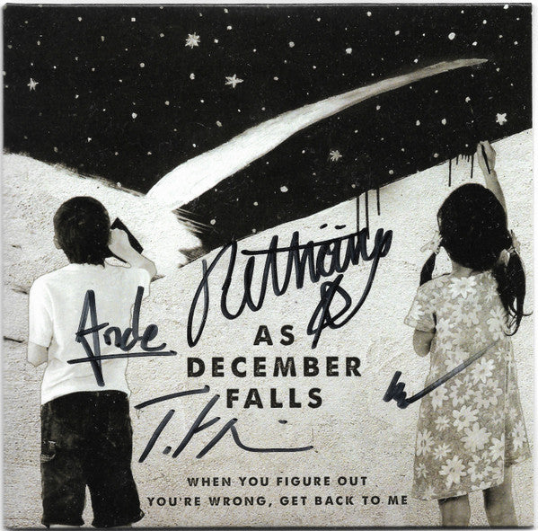 As December Falls : When You Figure Out You're Wrong, Get Back To Me (CD, EP, Ori)