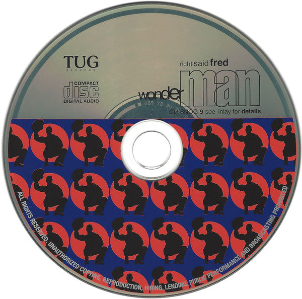 Right Said Fred : Wonderman (CD, Single)