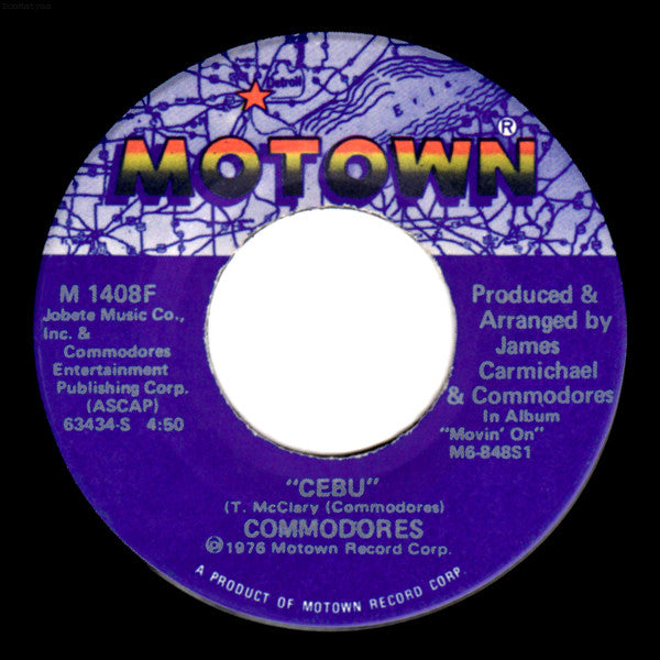 Commodores : Fancy Dancer / Cebu (7")