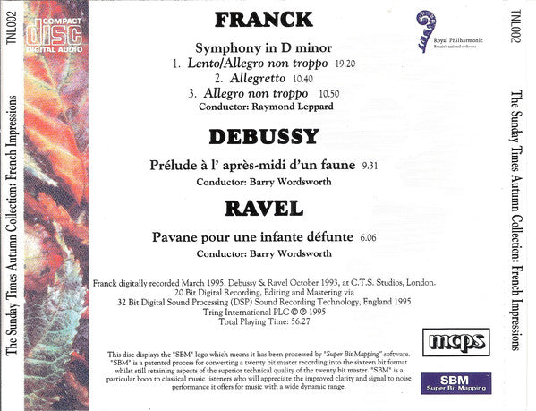 César Franck, Claude Debussy, Maurice Ravel : French Impressions (CD, Comp)