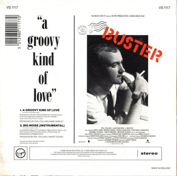 Phil Collins : A Groovy Kind Of Love (7", Single, Pap)