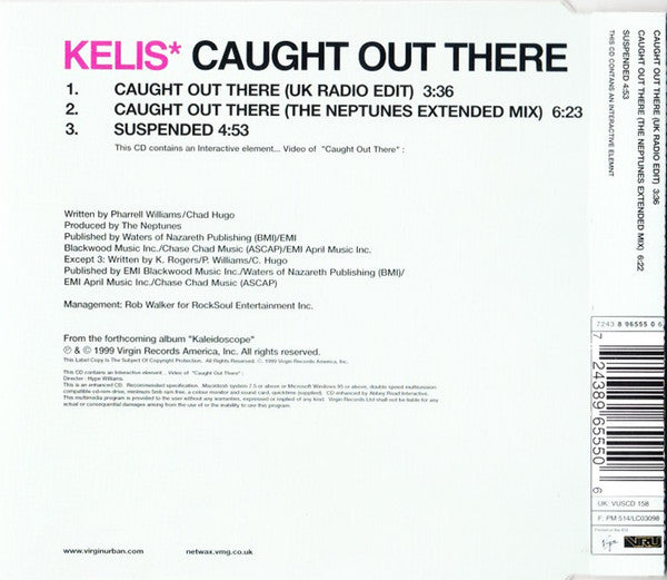 Kelis : Caught Out There (CD, Single, Enh)