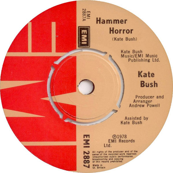 Kate Bush : Hammer Horror (7", Single)