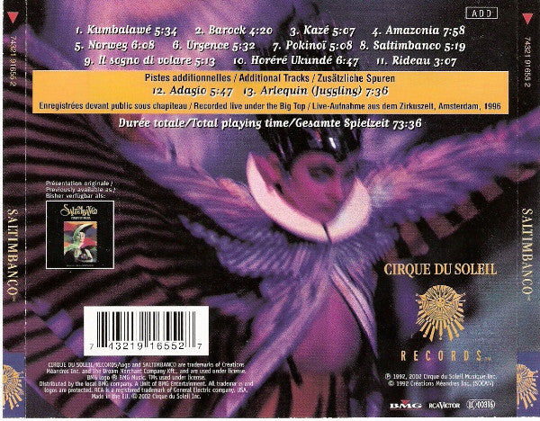 Cirque Du Soleil : Saltimbanco (CD, Album, RE, RM)
