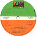 England Dan & John Ford Coley : I'd Really Love To See You Tonight  (7", Single, Sol)