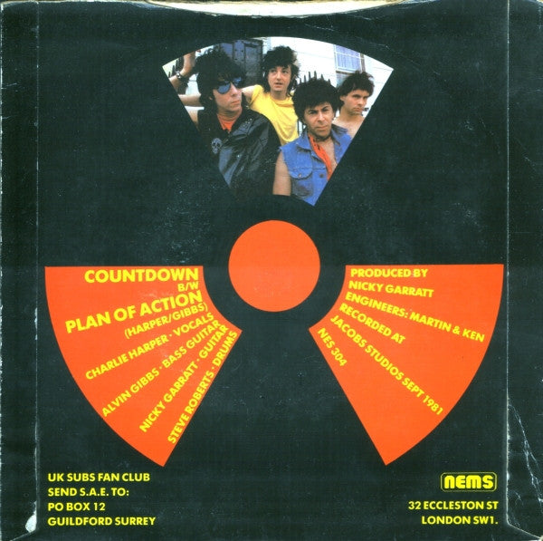 UK Subs : Countdown (7", Single)