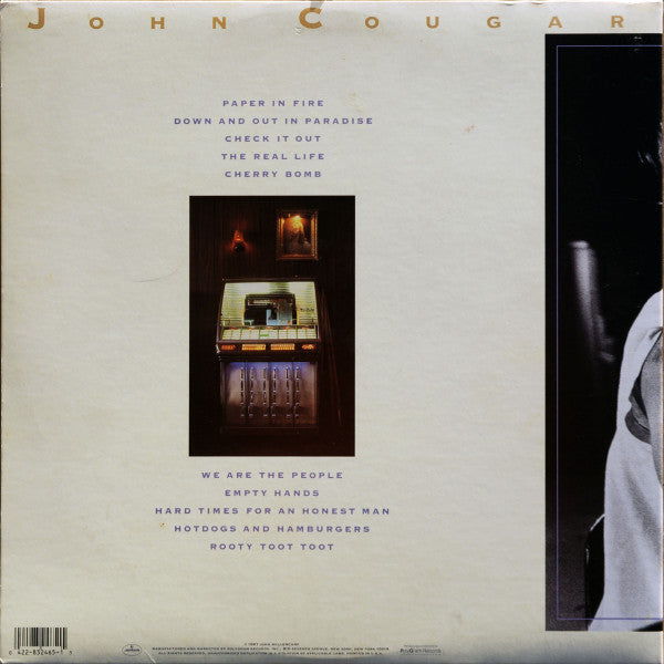 John Cougar Mellencamp : The Lonesome Jubilee (LP, Album, Spe)