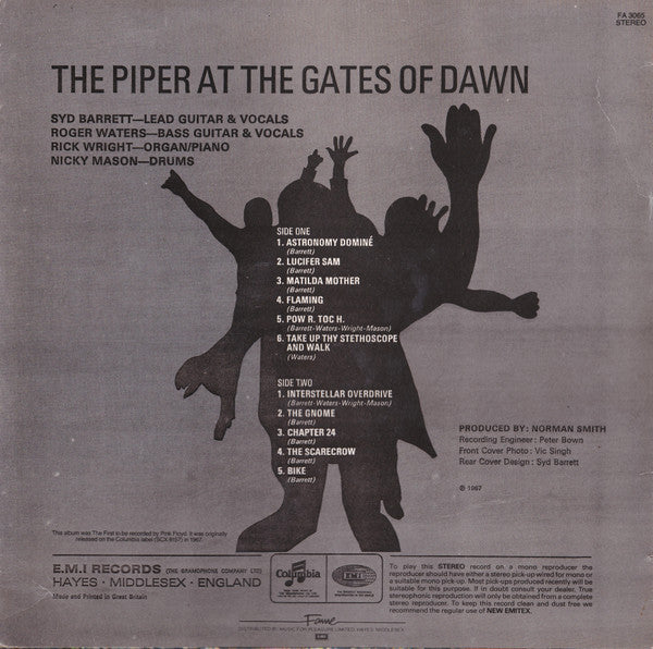 Pink Floyd : The Piper At The Gates Of Dawn (LP, Album, RE)