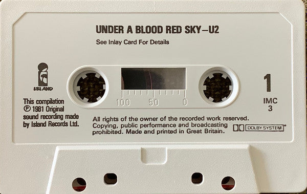 U2 : Under A Blood Red Sky (Live) (Cass, MiniAlbum)