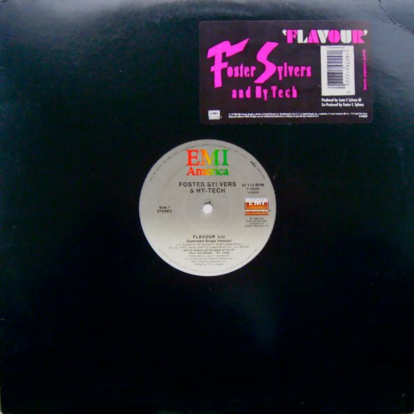 Foster Sylvers & Hy-Tech : Flavour (Special Extended Version) (12")