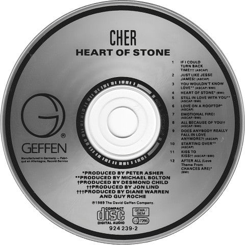 Cher : Heart Of Stone (CD, Album, RE)