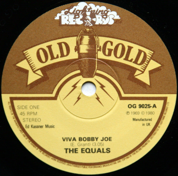 The Equals : Viva Bobby Joe (7", Single, RE)