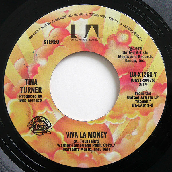 Tina Turner : Viva La Money (7", Single, Styrene, Ter)