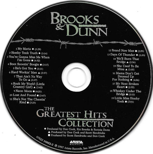 Brooks & Dunn : The Greatest Hits Collection (CD, Comp, RE, RM, Son)