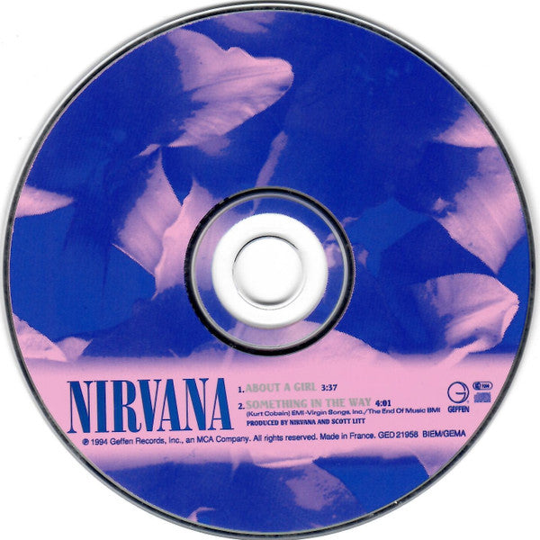 Nirvana : About A Girl (CD, Single)