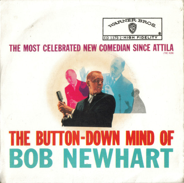 Bob Newhart : The Button-Down Mind Of Bob Newhart (7", EP, Mono, RE)