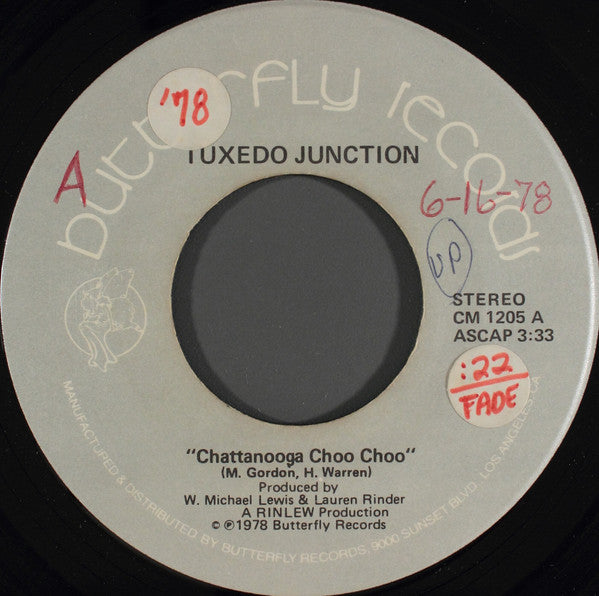 Tuxedo Junction : Chattanooga Choo Choo (7")